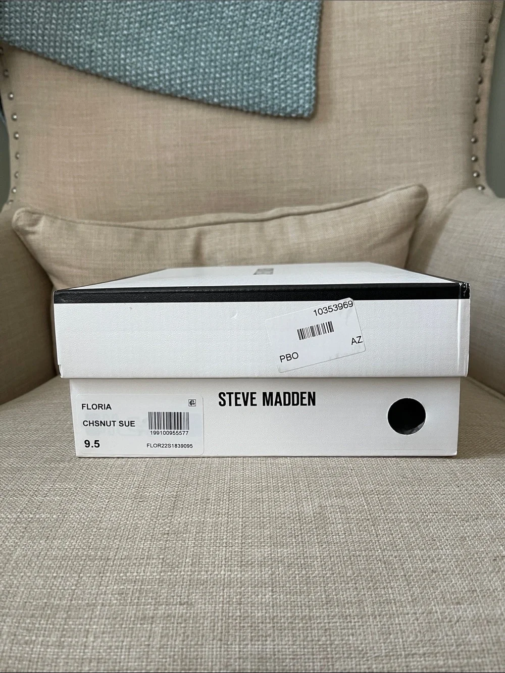 Steve Madden Chestnut Suede Platform Heel